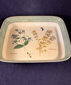 Wedgwood Sarah's garden ovenschaal vierkant 27 cm x 27 cm, 5 cm diep.
