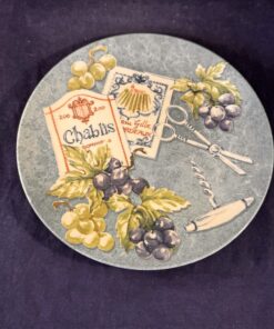 Wedgwood 'serie Wine' voorgerecht bordje Ø 22 cm. Hele leuke serie voor bv kaas bij de borrel. 