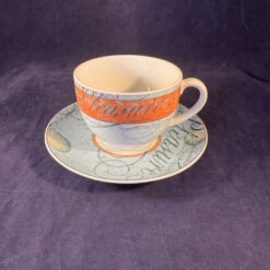 Wedgwood 'Variations' theekop en schotel Ø 9 cm x 6,5 cm