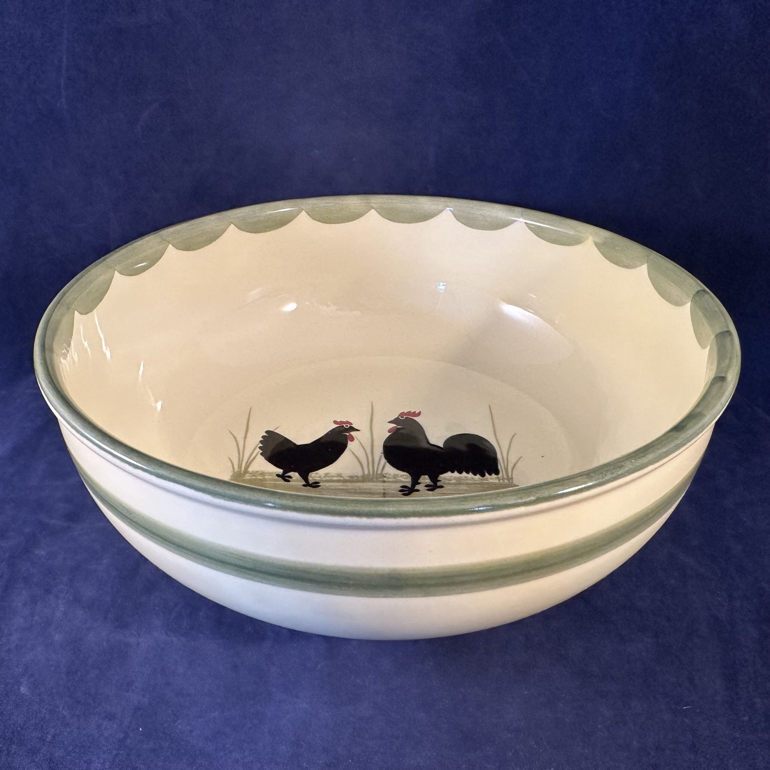 Zeller 'Kip en haan' ronde slakom Ø 19 cm, hoog 8 cm.
