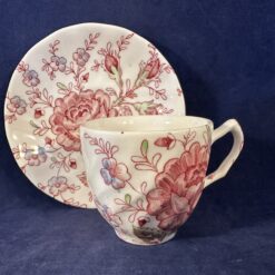Johnson Brothers Rose Chintz espresso kop en schotel hoog 6 cm Ø 6 cm - Afbeelding 2