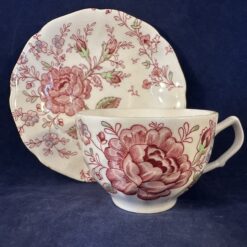 Johnson Brothers Rose Chintz roze thee kop en schotel hoog 6,2 cm Ø 9 cm - Afbeelding 3