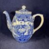 Societe Ceramique 'Teadrinker' blauw grote koffiepot