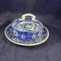 Societe Ceramique 'Teadrinker' blauw botervloot