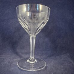 Val Saint Lambert set van 4 wijnglazen model Osram, hoog 13,5 cm, Ø 7,9 cm