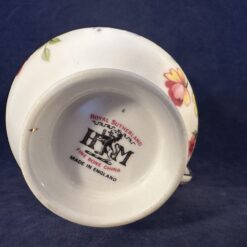 Royal Sutherland kop en schotel met rozenboeket hoog 7,5 cm, Ø 7,5 cm - Afbeelding 4