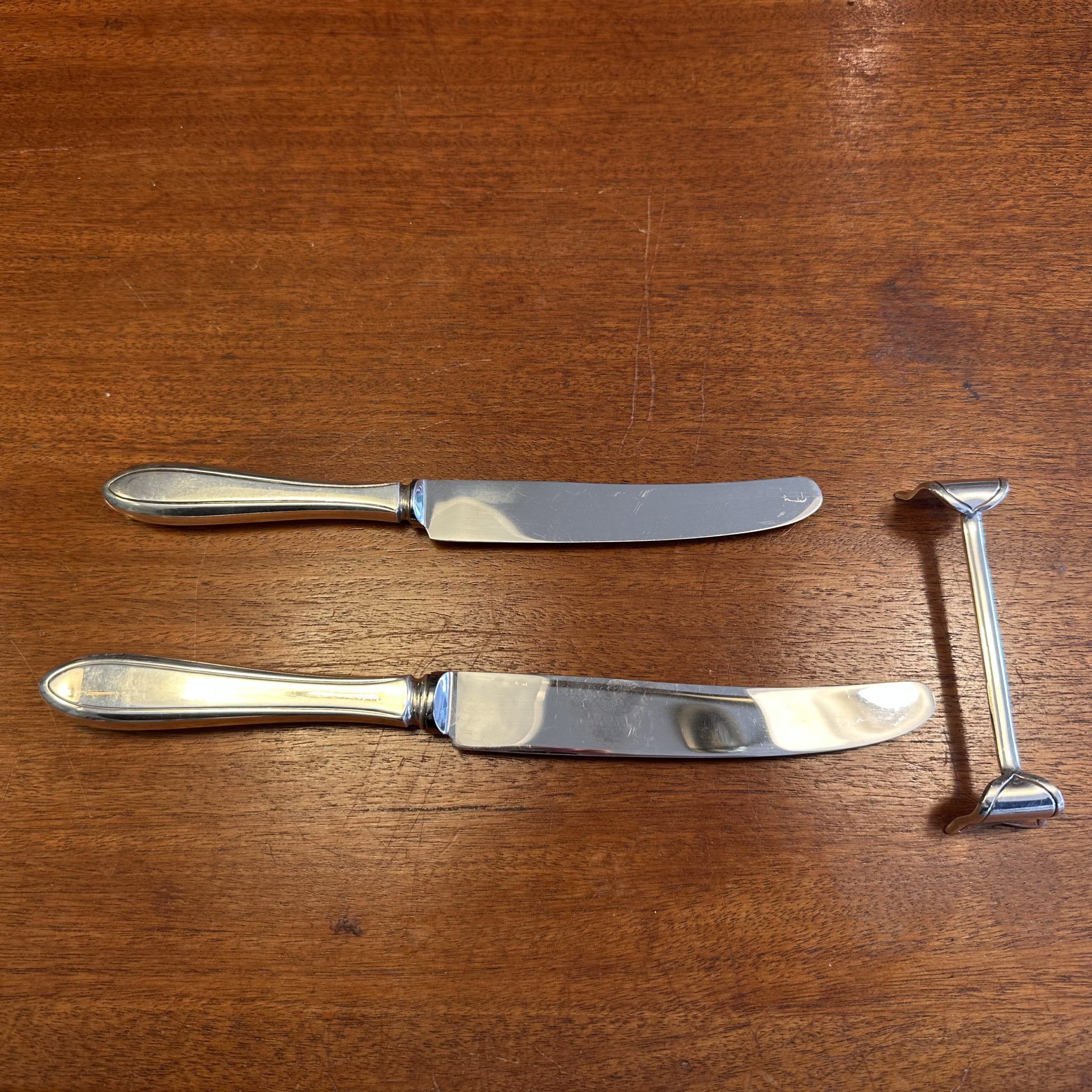 Ladekastje met 3 lades waarin 12 persoonspuntfilet verzilverd bestek ( Kempen en Begeer/ Keltum) - Afbeelding 4