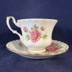 Royal Albert Flower of the month series herenkop en schotel 'November' hoog 7,8 cm, Ø 8,8 cm - Afbeelding 2