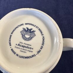 Villeroy en Boch 'Acapulco' mok/ beker met oor Ø 7,3 cm hoog 8,4 cm. (chipje) - Afbeelding 4
