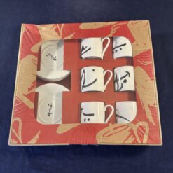 Doos met 6 espresso kop en schotels Miro - Afbeelding 2