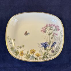 Krautheim,Selb Bavaria Wiesengrund rechthoekig schaaltje 17,5 x 15 cm.