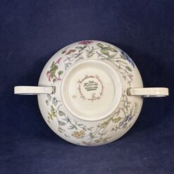 Krautheim,Selb Bavaria Wiesengrund soepkom met schotel scene L Ø 12,2 cm hoog 6 cm. - Afbeelding 4