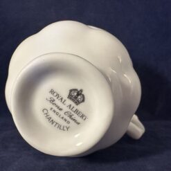 Royal Albert 'Chantilly' platinum dameskop en schotel Ø kopje 7,3 cm - Afbeelding 4
