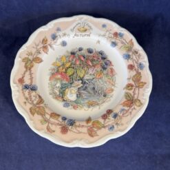 Royal Doulton, Brambly Hedge, 'autumn' ontbijt bordje Ø 20,5 cm