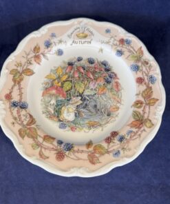 Royal Doulton, Brambly Hedge, 'autumn' ontbijt bordje Ø 20,5 cm