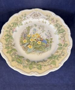 Royal Doulton, Brambly Hedge, 'spring' ontbijt bordje Ø 20,5 cm