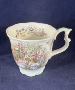 Royal Doulton, Brambly Hedge, mok 'Summer' Ø 8,6 hoog 8,6 cm