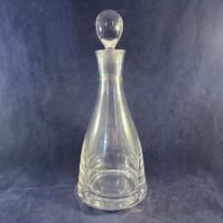 Leerdam strakke kristallen karaf hoog 23 cm