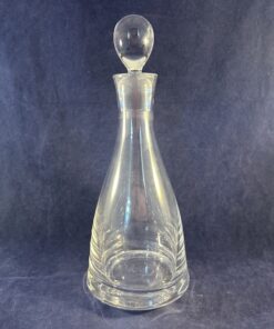 Leerdam strakke kristallen karaf hoog 23 cm