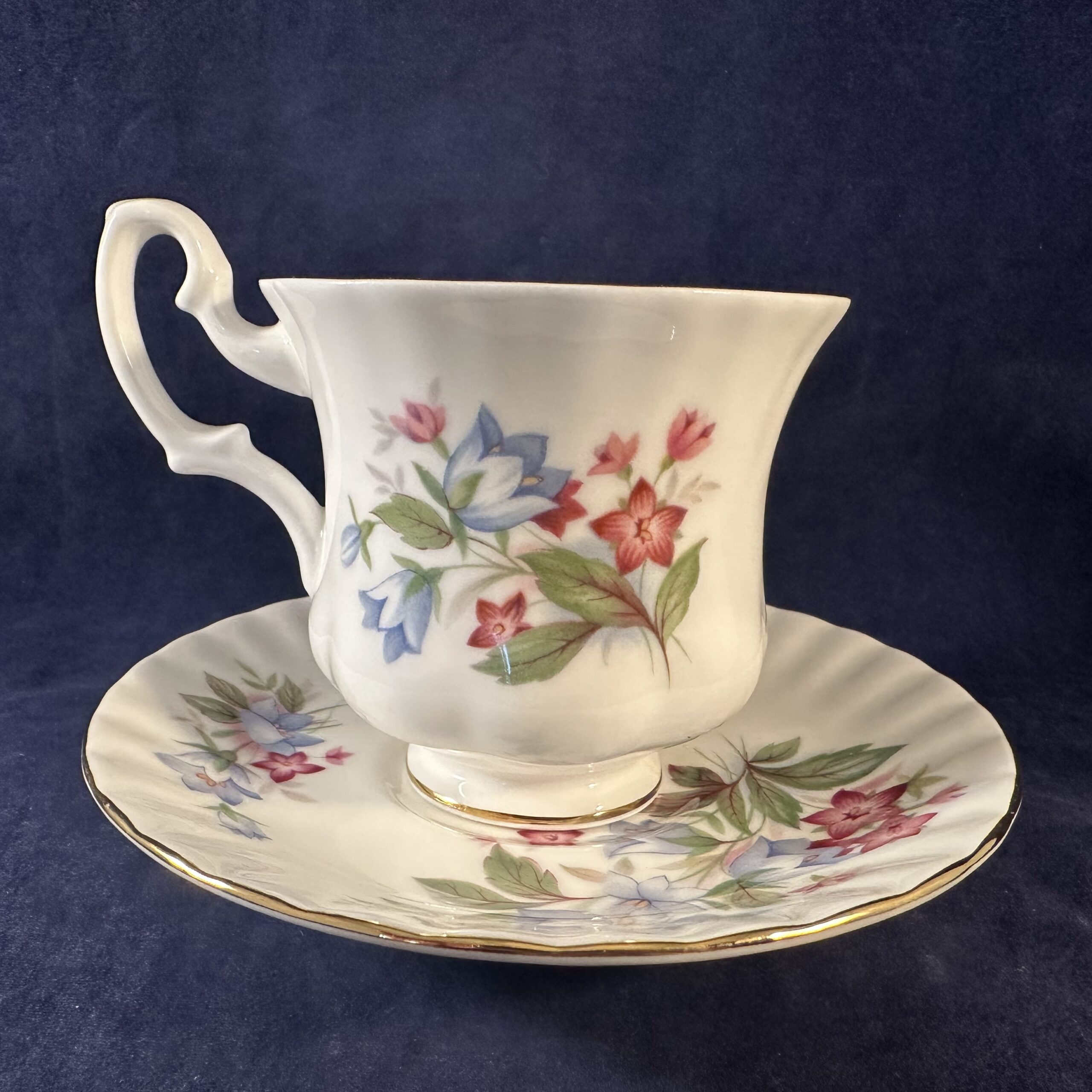 Royal Albert 'Summertime series' 'Bourton' dameskop en schotel Ø 7,3 cm hoog 7,5 cm - Afbeelding 3