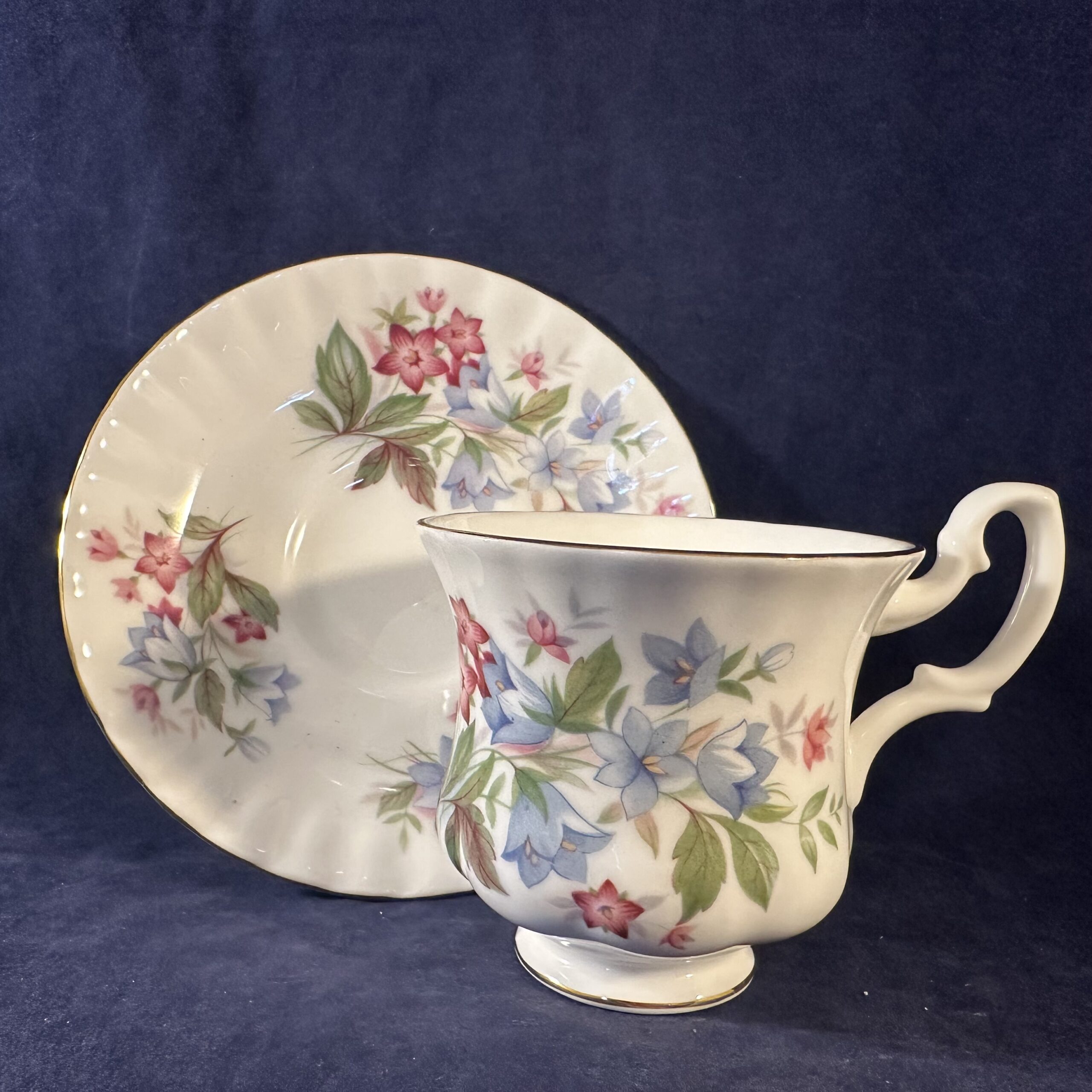 Royal Albert 'Summertime series' 'Bourton' dameskop en schotel Ø 7,3 cm hoog 7,5 cm - Afbeelding 4
