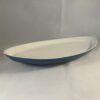 Fris Edam 'Jubilant' serveerschaal in wit met blauw 35 x 18,5 cm.