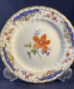 KPM 'Berlin Rocaille Breslauer Stadtschloss' bordje Ø 20 cm.