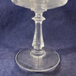 Val Saint Lambert 'Heidelberg' set van 6 coupes prachtig diamantgeslepen, hoog 12 cm, Ø 9,8 cm - Afbeelding 4