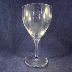 Royal Leerdam 'Flamingo' kristallen wittewijnglas, ontwerp van G.J. Thomassen, hoog 14,5 cm Ø 7 cm