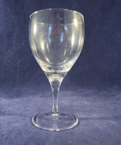 Royal Leerdam 'Flamingo' kristallen port/sherry glas, ontwerp van G.J. Thomassen, hoog 12,5 cm Ø 6 cm