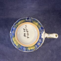 Faenza theekop en schotel Ø 9,3 cm.hoog 5,4 cm. - Afbeelding 4