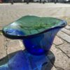 Leerdam unica vaas van Floris Meydam AE 976 (1955) Hoog 10,5 cm, Ø 19 x 12 cm