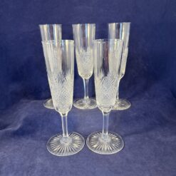 set van 7 fijne sektflutes champagne flutes