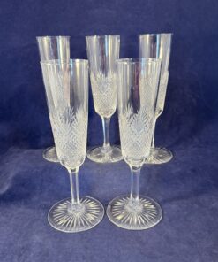 set van 7 fijne sektflutes champagne flutes