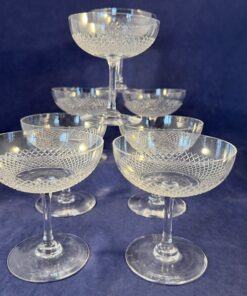 champagne coupes wilhelmina slijpsel