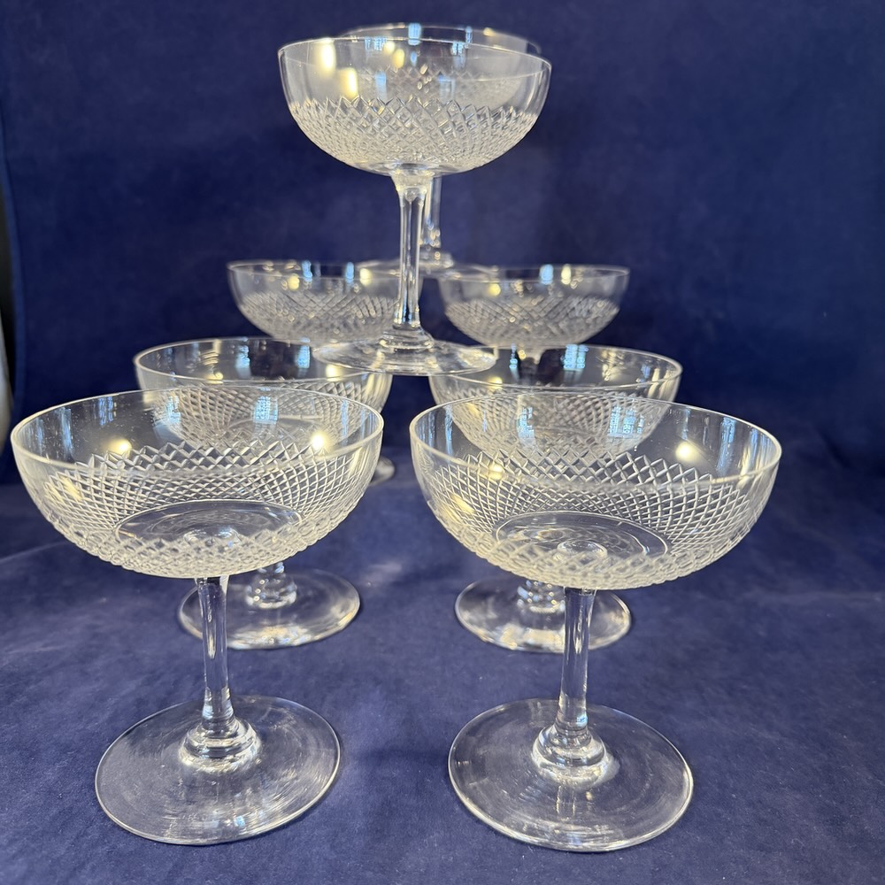 champagne coupes wilhelmina slijpsel