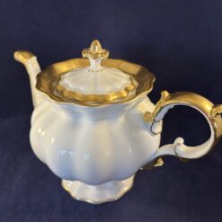 Furstenberg set grote theepot hoog 20 cm, inhoud 1700 cc, grote suikerpot en roomkan. - Afbeelding 6