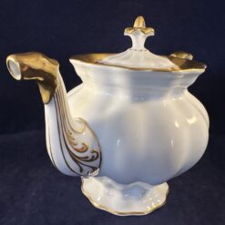 Furstenberg set grote theepot hoog 20 cm, inhoud 1700 cc, grote suikerpot en roomkan. - Afbeelding 7
