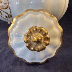 Furstenberg set grote theepot hoog 20 cm, inhoud 1700 cc, grote suikerpot en roomkan. - Afbeelding 2