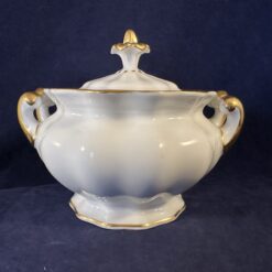 Furstenberg set grote theepot hoog 20 cm, inhoud 1700 cc, grote suikerpot en roomkan. - Afbeelding 14