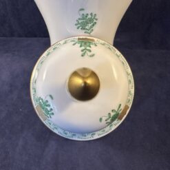 Herend Apponyi groen dekselvaas met deksel hoogte 25 cm Ø 7,5 cm nr 6629 - Afbeelding 3