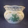 Herend Apponyi groen cachepot met opengewerkte rand 7247 hoog 8,4 cm Ø 11,9 cm (wicker patroon)