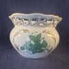 Herend Apponyi groen cachepot met opengewerkte rand 7247 hoog 8,4 cm Ø 11,9 cm (wicker patroon)