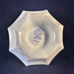 Herend Apponyi groen achtkantig schaaltje op voet Ø 15,5 hoog 9 cm nr 7849 - Afbeelding 4