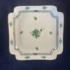 Herend Apponyi groen vierkante schaal 25,5 x 25,5 cm diep 5 cm. nr 181