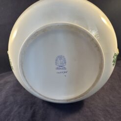 Herend Apponyi groen vaas met twee ramskoppen hoog 26 cm Ø 19,5 cm, nr. 6657 AV - Afbeelding 3