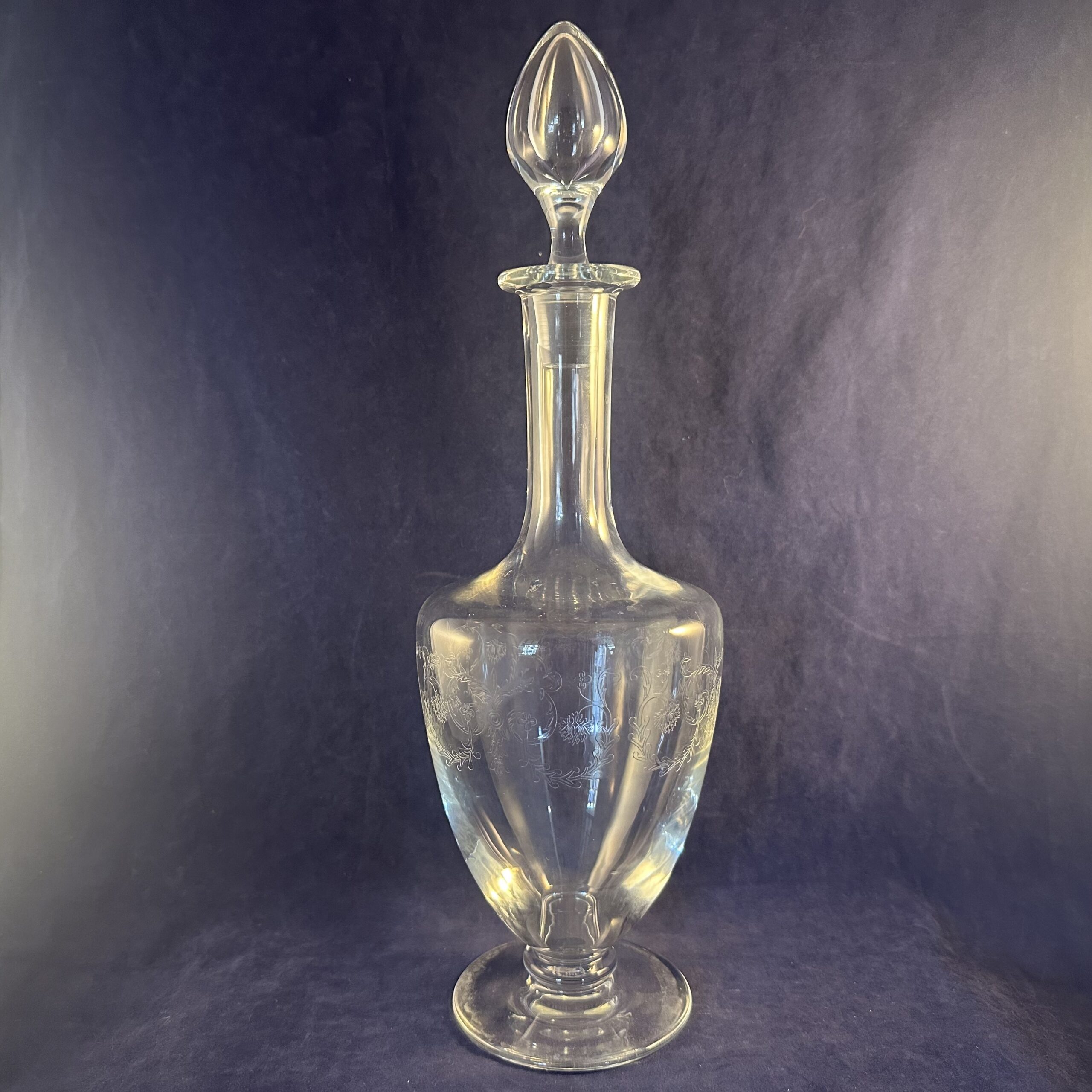 Baccarat 'Camilla' karaf brandewijn met stop hoog 35 cm.