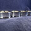 Keltum set van 10 genummerde verzilverde servetringen Ø 3,3 cm