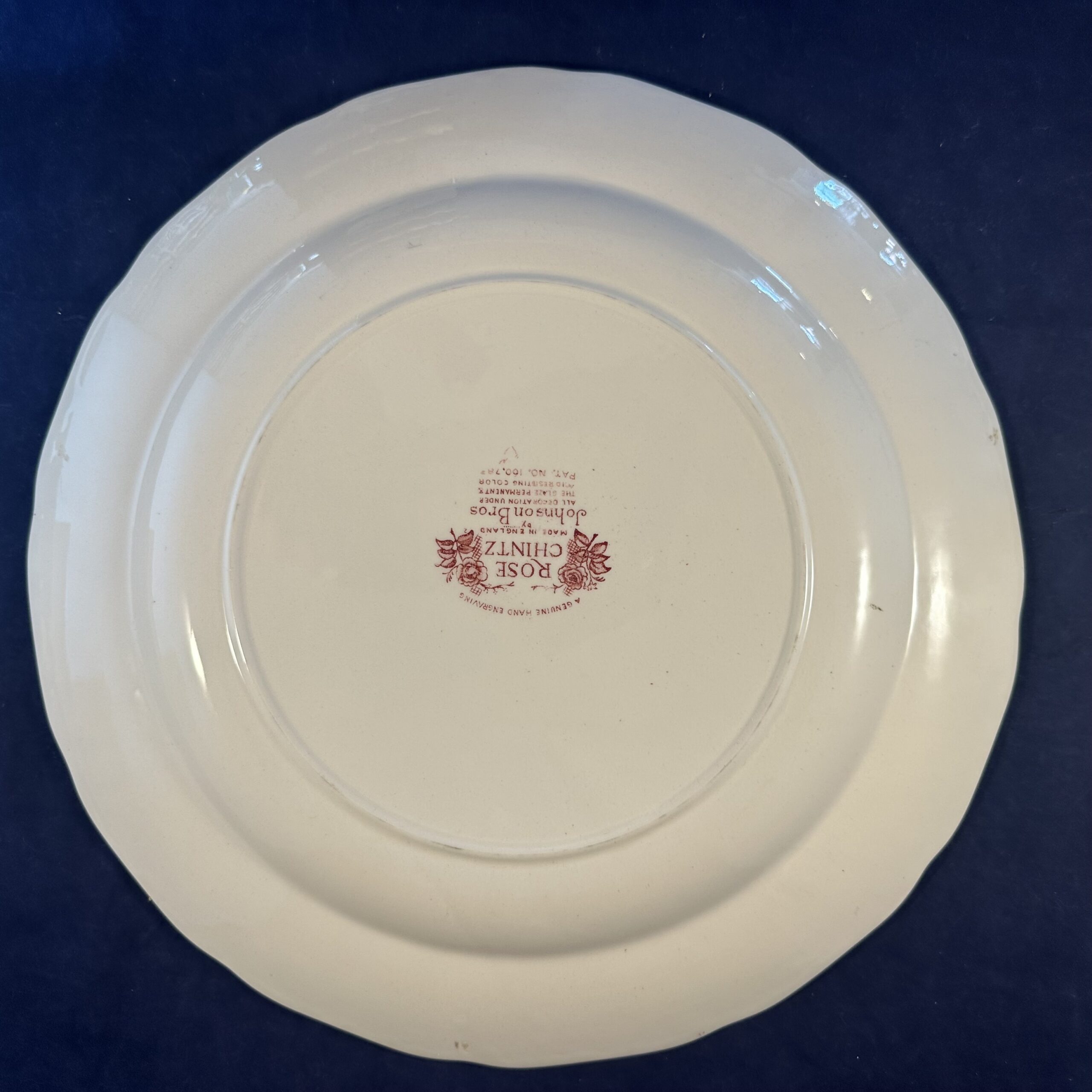 Johnson Brothers Rose Chintz taartschaal Ø 31,4 cm - Afbeelding 2