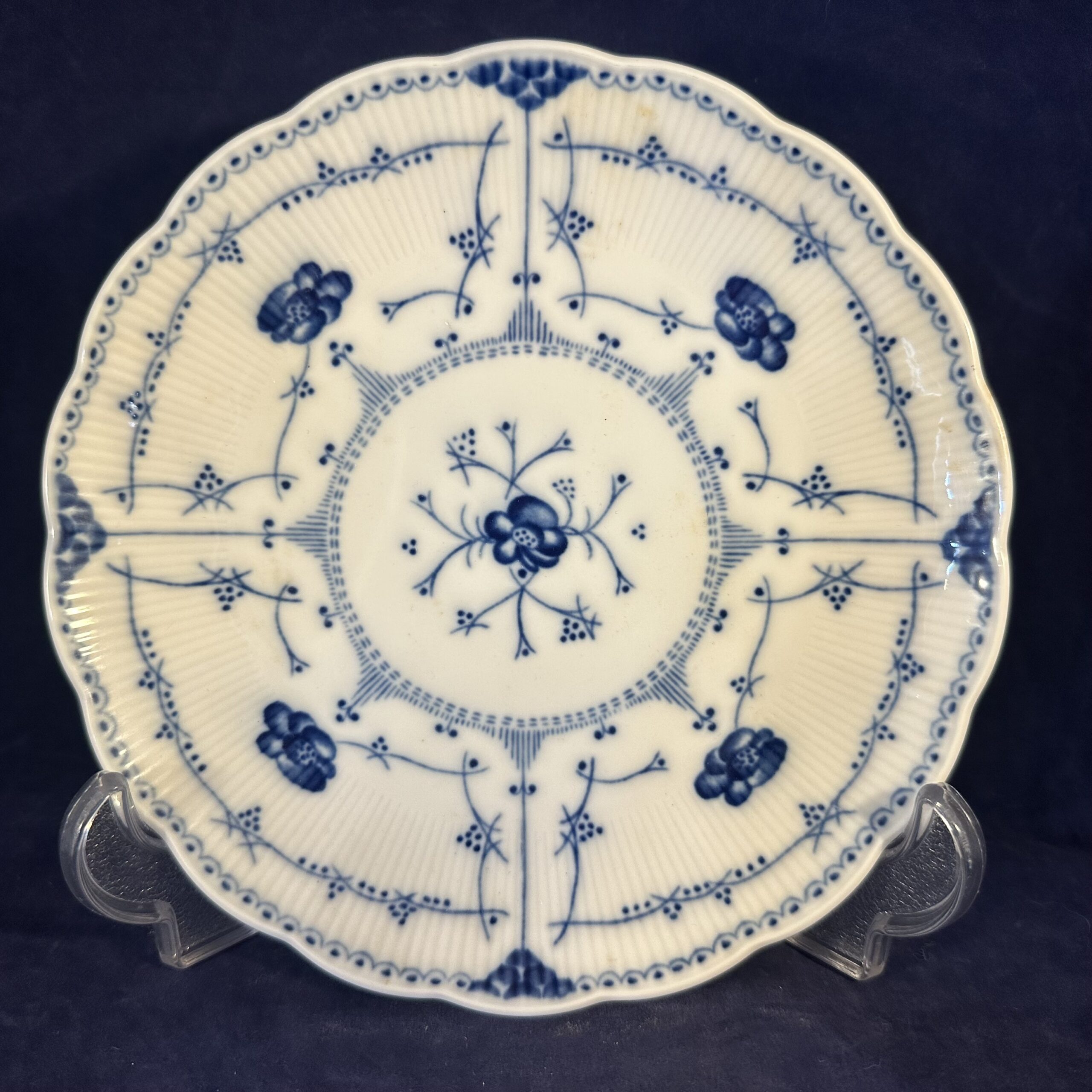 Christineholm Porcelaine echt Cobalt bordje Ø 19 cm (2)